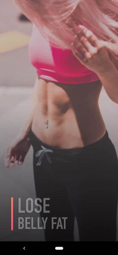 Lose Belly Fat - An App that helps you loose belly fat through ...