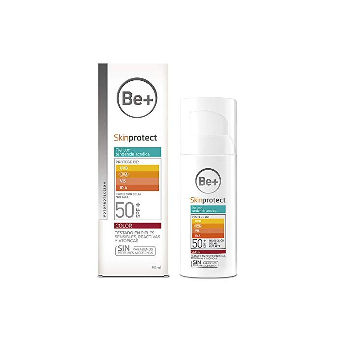 Producto Be+ Skinprotect Gel Facial Piel Grasa y/o Tendencia Acnéica SPF50+