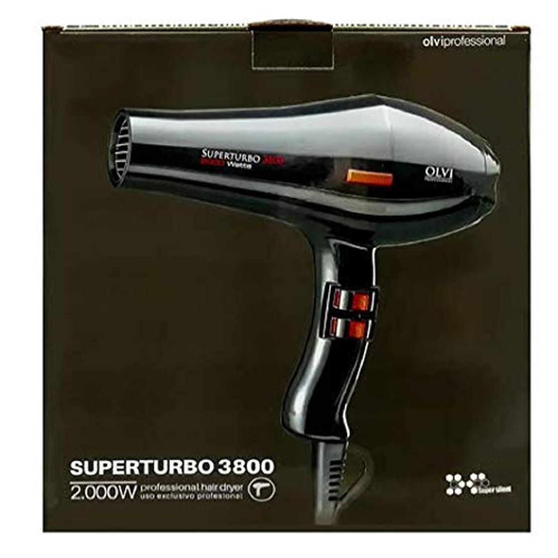 Social Secador de pelo profesional modelo 3800 con potencia de 2000w