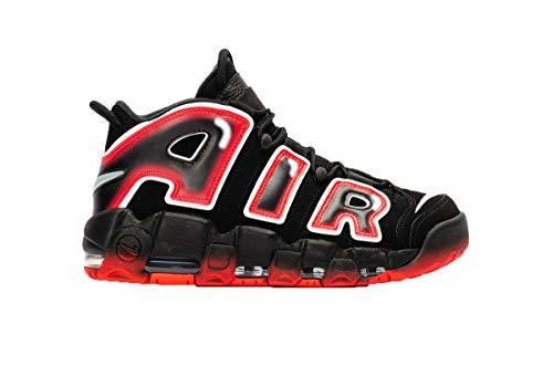 Nike Air More Uptempo 'Laser Crisom' Zapatillas de Baloncesto para Hombre, Negro