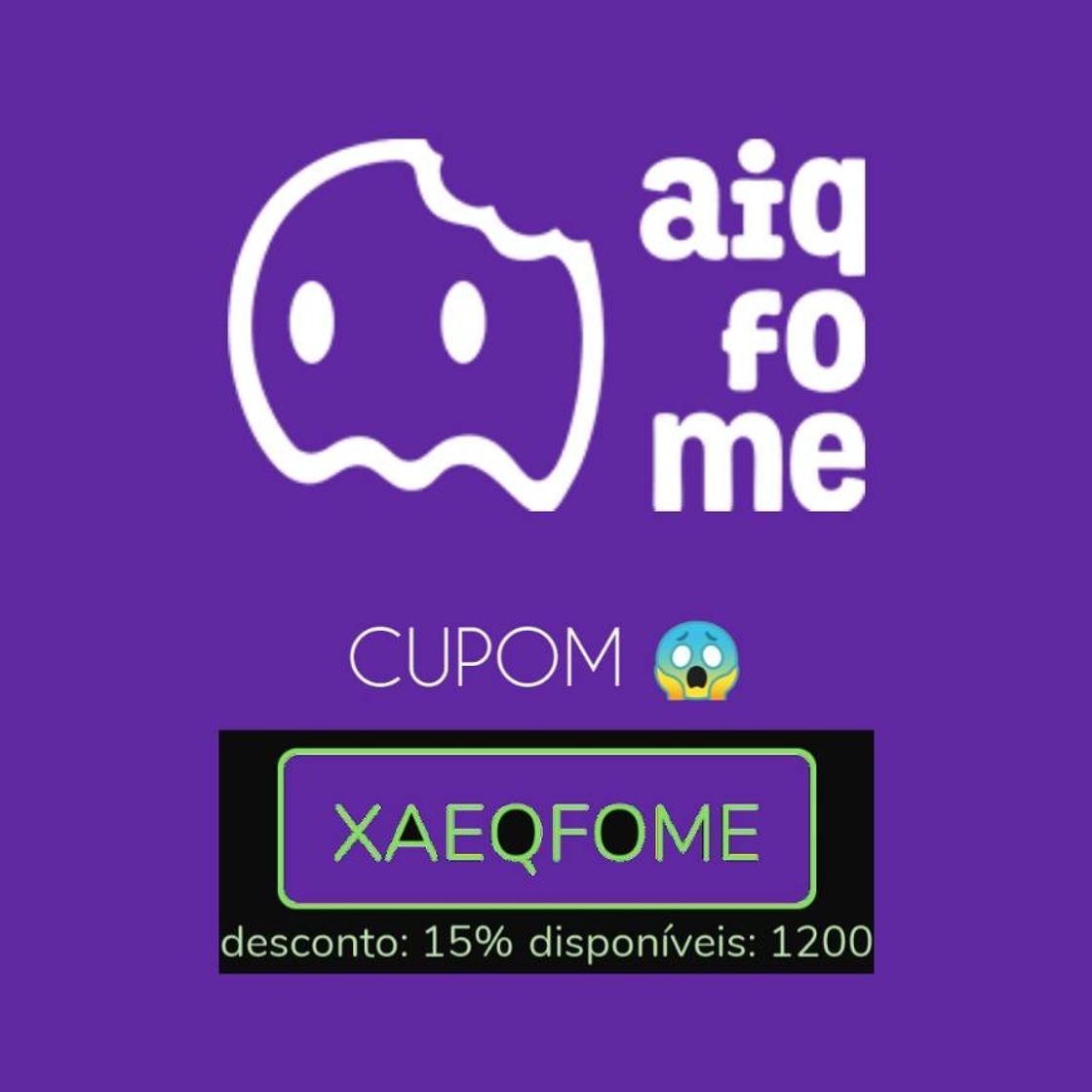 Moda Aiqfome - delivery de comida - App