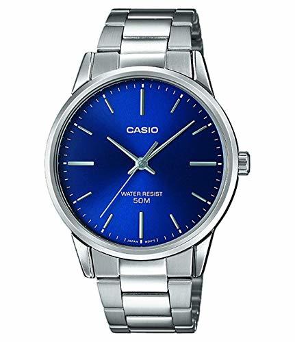 Social Casio Reloj Analógico para Hombre de Cuarzo con Correa en Acero Inoxidable