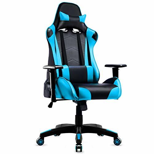 Social Racing Silla, IntimaTe WM Heart Silla Ergonómica, Silla con Reposacabeza Apoyo y