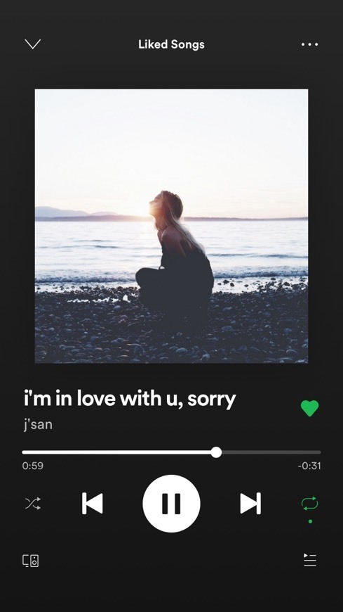 Music I’m in love with u, sorry 