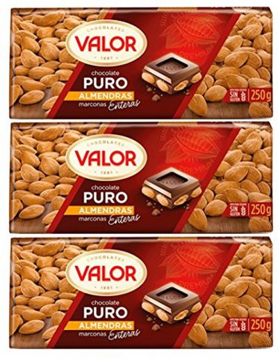 Valor - chocolate con almendras 250 gr