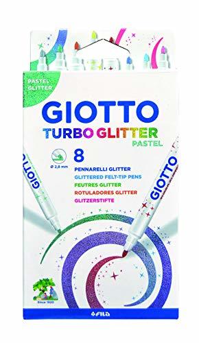 Social Giotto- Pack de 8 rotuladores, Color carbón