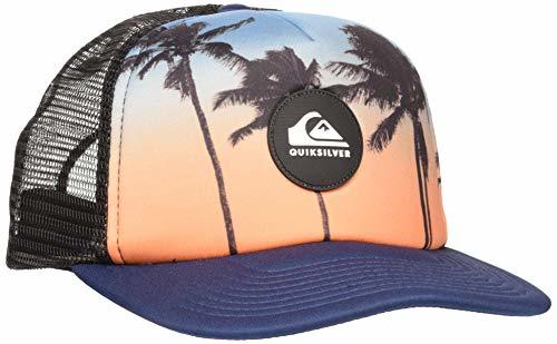 Social Quiksilver Psychic Patterns-Gorra Trucker para Chicos 8-16 Cap