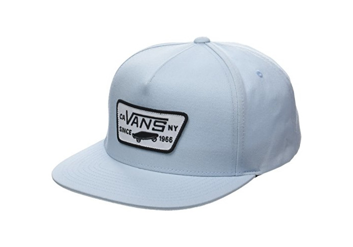 Social Vans_Apparel Full Patch Snapback Gorra de béisbol, Azul