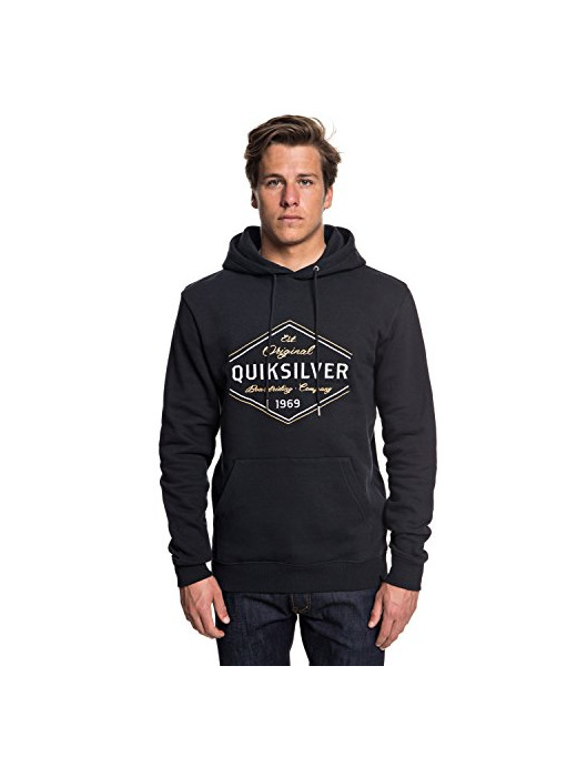 Product Quiksilver Nowhere North Sudadera con Capucha, Hombre, Negro