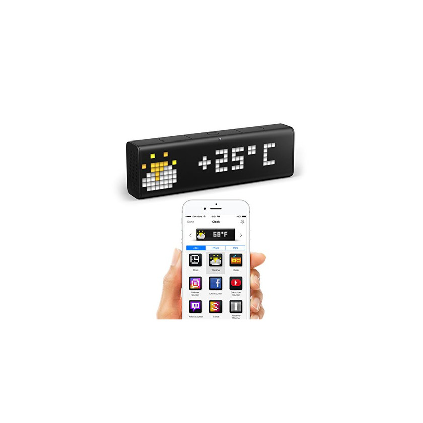 Social Reloj Wi-Fi de LaMetric Time para un hogar Inteligente