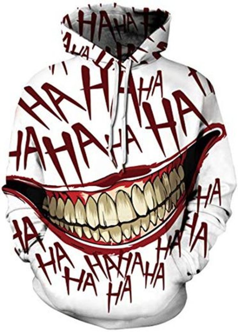Social Chaos World Hombres Sudaderas con Capucha cordón Bolsillos 3D Impreso Pullover Hoodies
