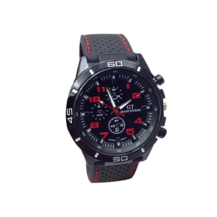 Social Ularma Reloj de pulsera Sport silicona de cuarzo reloj hombres
