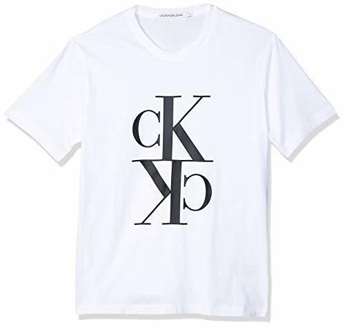 Social Calvin Klein Mirrored Monogram Reg tee Camiseta