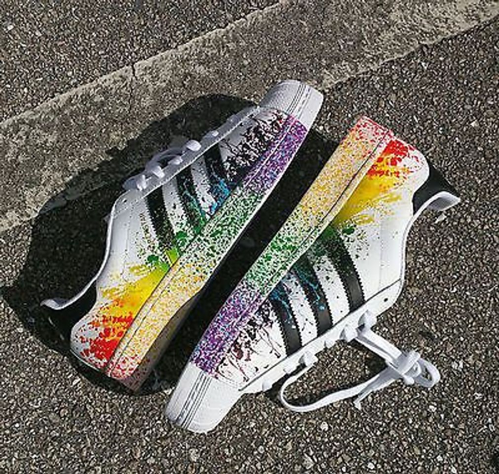 Social Tênis Adidas Superstar Rainbow