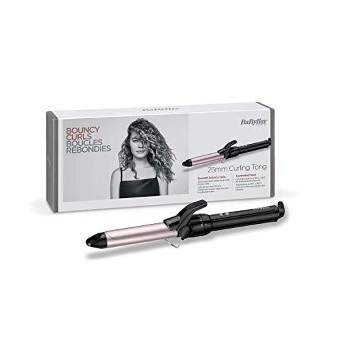 Social BaByliss C325E Tenacilla de pelo de 25 mm