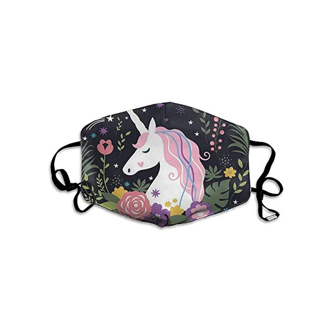 Social Unicornios Rosados ​​Máscara única Máscara bucal Máscara Belleza Máscara Lavable Lavable y Reutilizable con Banda elástica para Hombres y Mujeres para Todas Las Edades