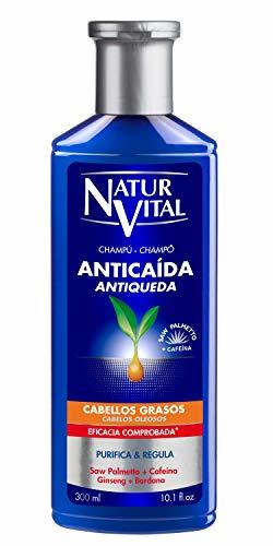 Belleza NATURALEZA Y VIDA SHAMPOO anticaida cabellos grasos 300 ml