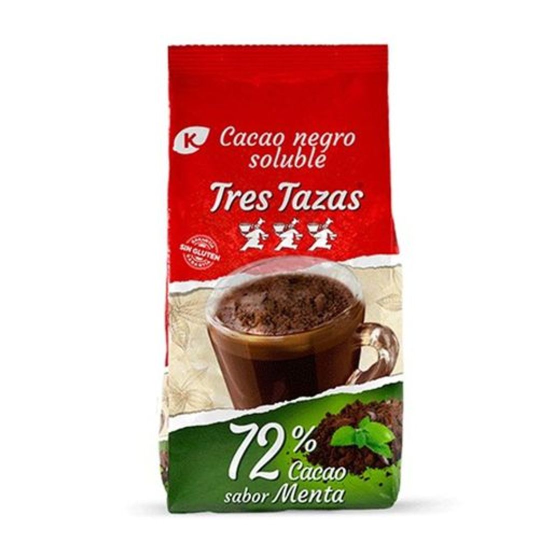 Fashion Cacao Negro Soluble Sabor Menta | Tres Tazas 