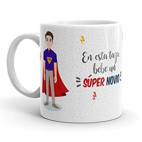 Kembilove Taza de Café para Novio – Aquí Bebe un Super Novio