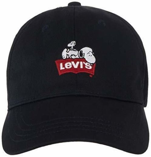 Levi's Peanuts Hat W Gorra, Negro