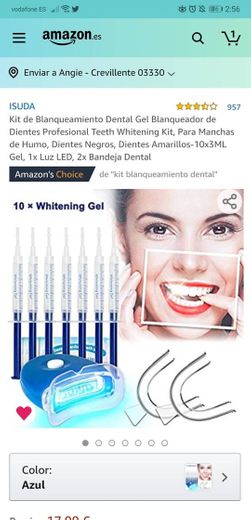 Kit blanqueamiento dental 