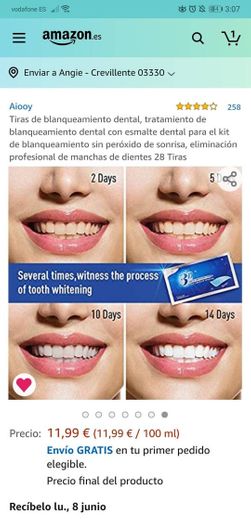 Tiras de blanqueamiento dental