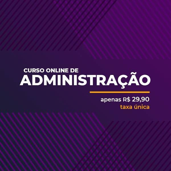 Product Curso de administração 💙