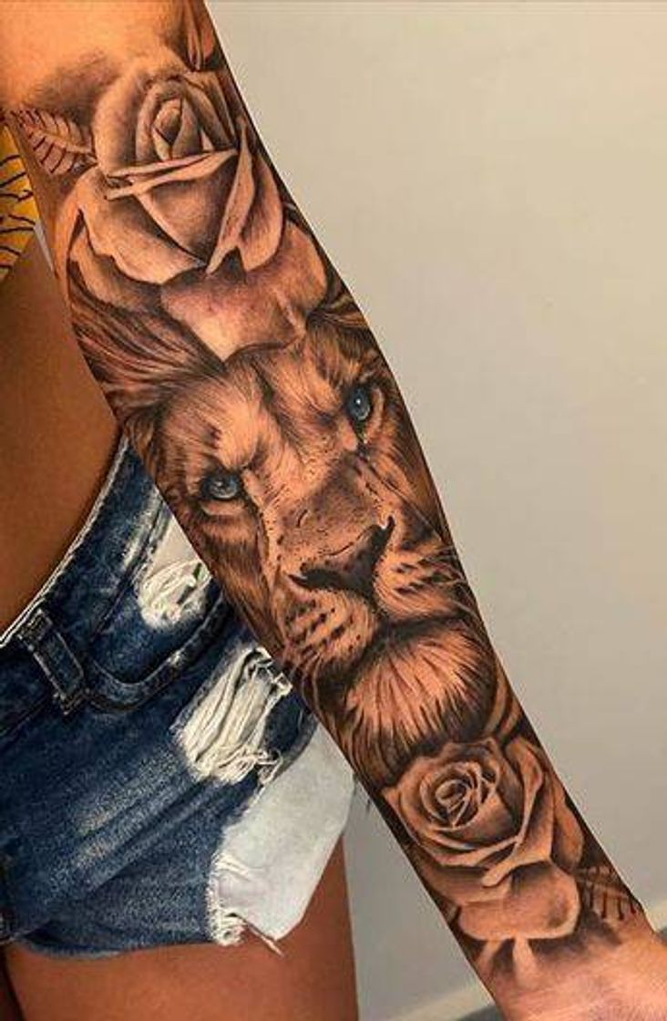 Fashion tatuagens de leão 