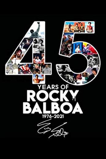 45 Years Of Rocky Balboa 1976-2021 Notebook: With Signature Thank You For