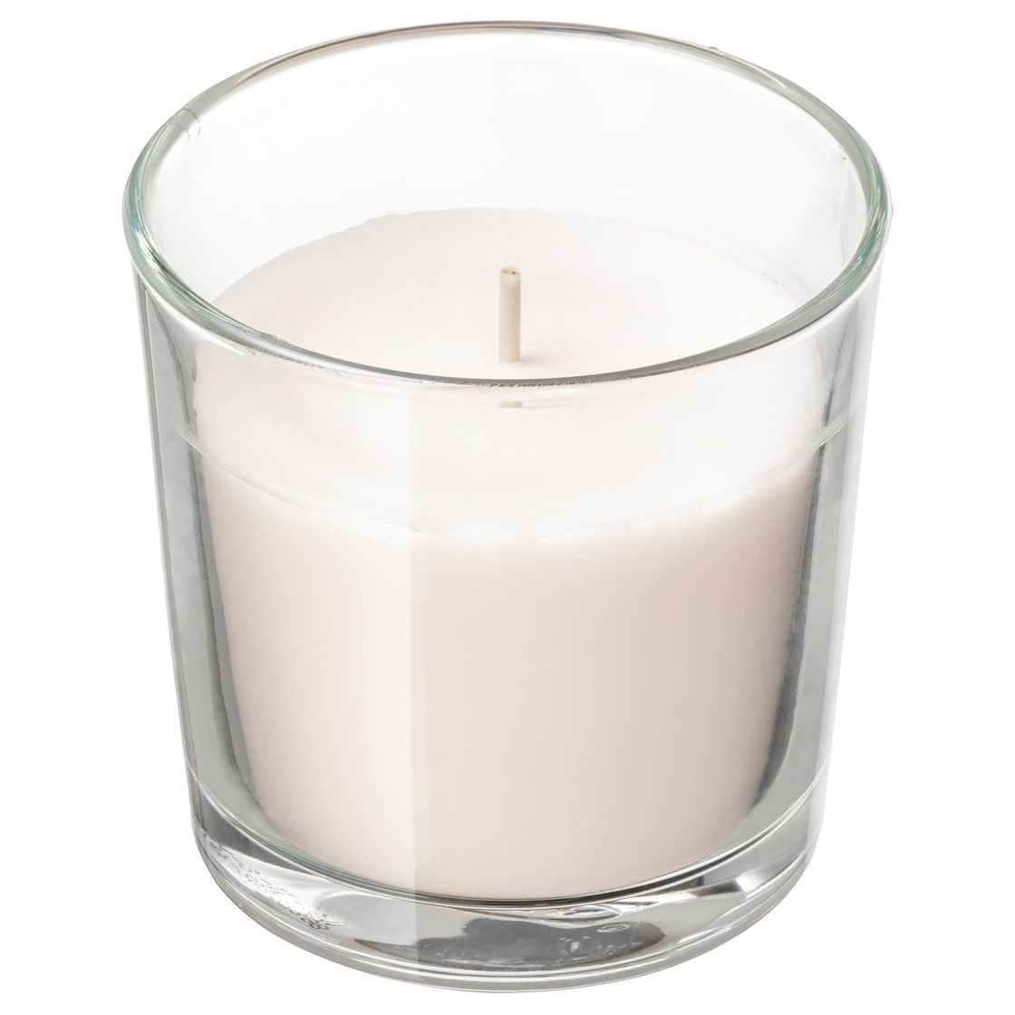 Social SINNLIG Vela aromática en vaso, vainilla natural, natural - IKEA