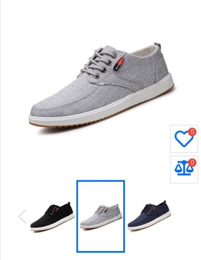 zapatillas gris 20€