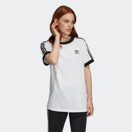 adidas 3-Stripes tee Camiseta, Hombre, Blancio