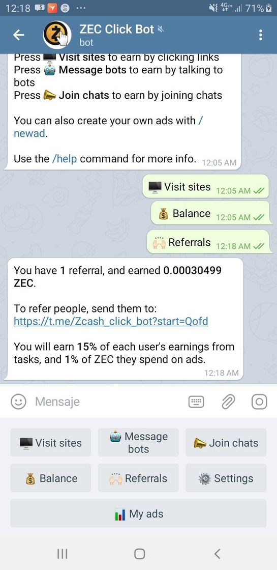 Fashion Free Zcash bot 