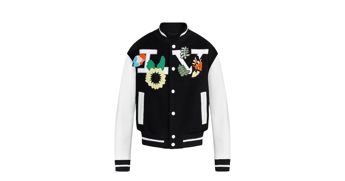 Moda Crochet Flowers Varsity Jacket - Ready to Wear | LOUIS VUITTON