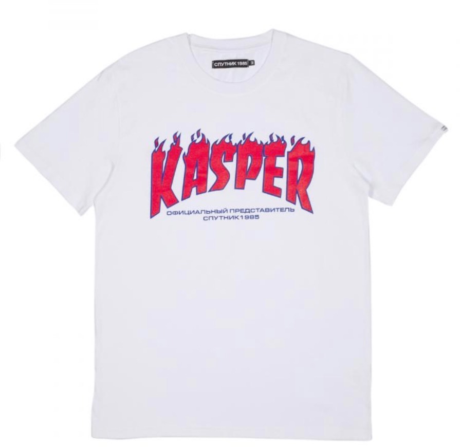 Fashion Camiseta//// BRAND-Satellite 1985 ///Casper ////White