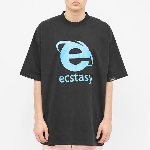 VETEMENTS ECSTASY OVERSIZED TEE