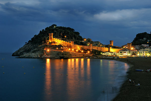 Lugares Castillo de Tossa de Mar - Girona - España