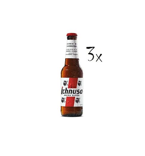 Ichnusa 3X Birra Anima Sarda SardinianLager Beer 330cl. 4