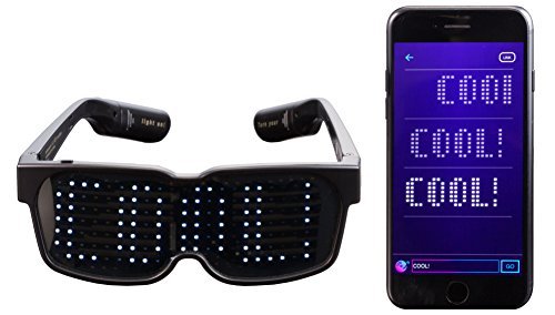 Places CHEMION – Las gafas únicas de LED y Bluetooth – ¡Mostrar Mensajes