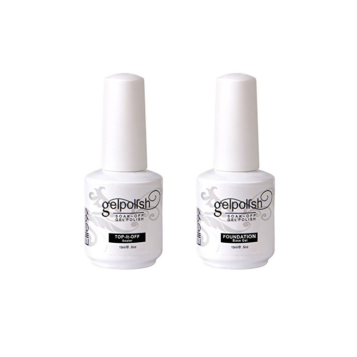 Beauty Elite99 Base y Top Coat Semipermanente Esmalte Semipermanente de Uñas Gel UV