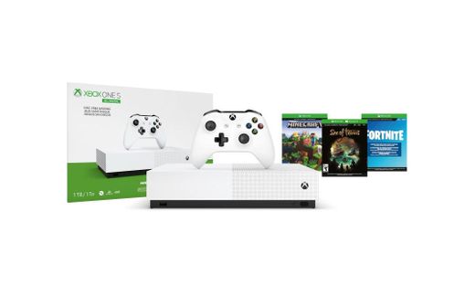 Microsoft - Xbox One S 1 TB All-Digital Edition, Fortnite