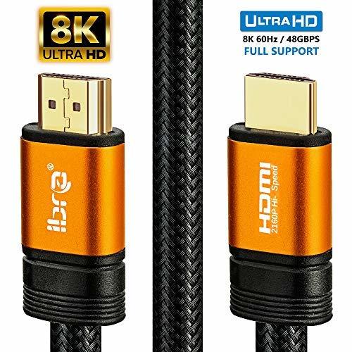 Products IBRA Orange 2.1 Cable HDMI de 8K Ultra Alta Velocidad 48Gbps Lead