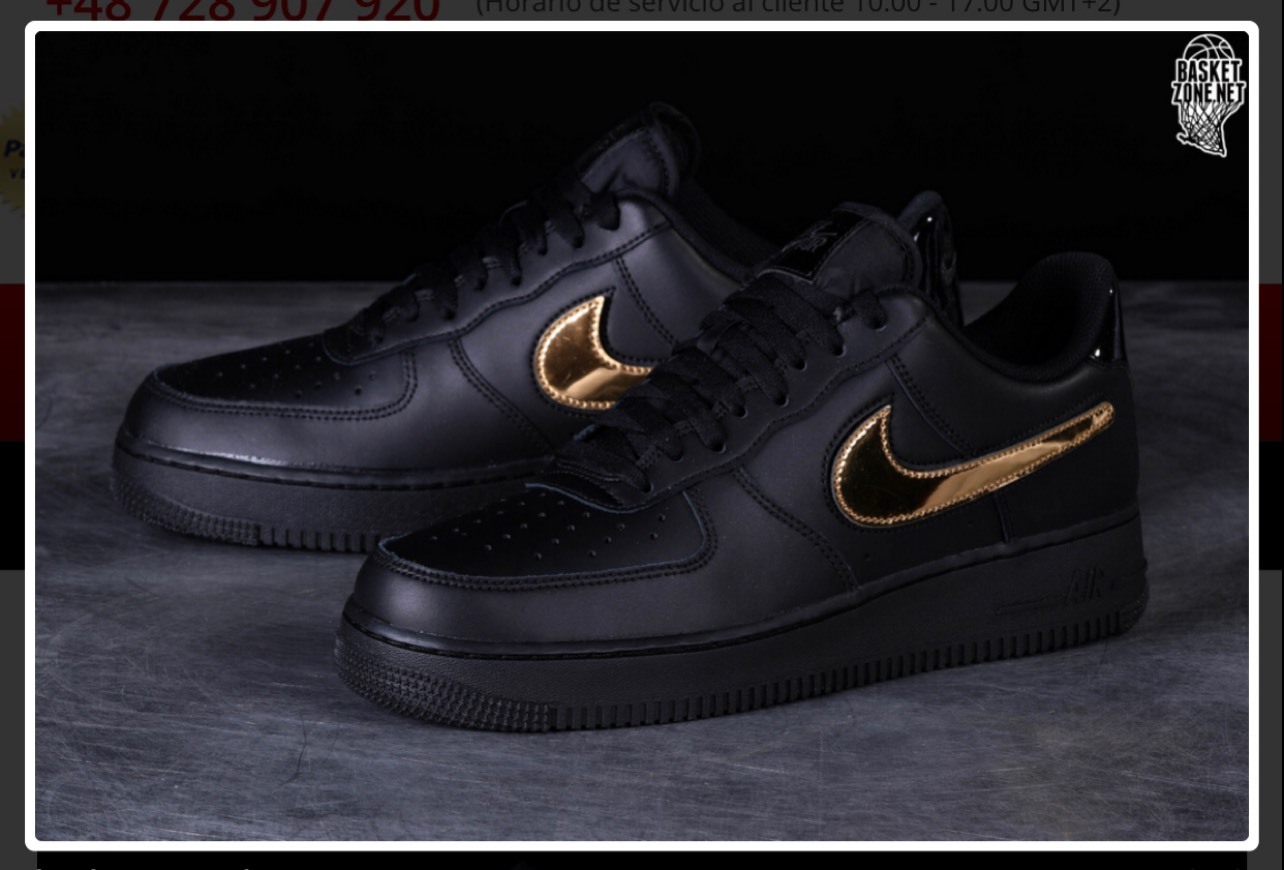 Product NIKE AIR FORCE 1 '07 LV8 BLACK