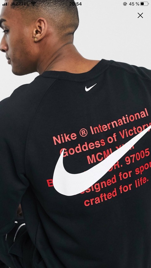 Product Sudadera Nike cuello redondo