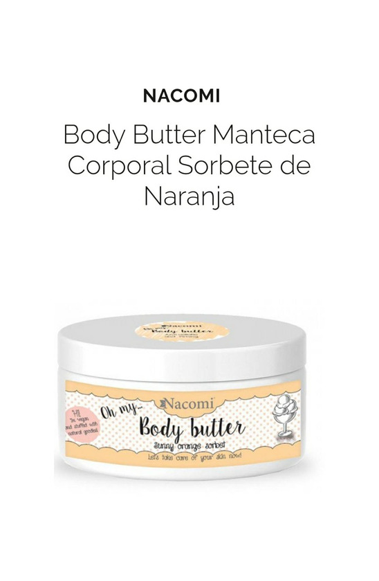 Producto Body butter manteca corporal sorbete naranja