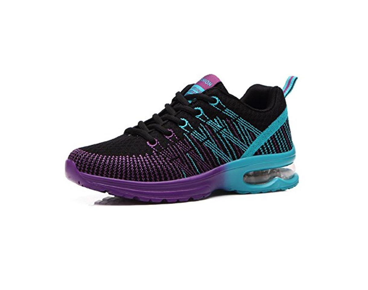 Producto Zapatos de Running Para Mujer Zapatillas Deportivo Outdoor Calzado Asfalto Sneakers Negro 40