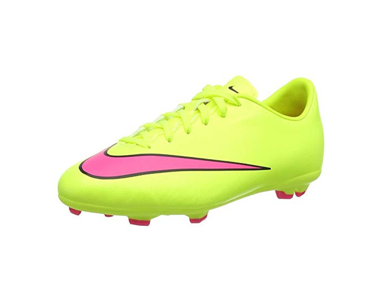 Moda Nike Jr. Mercurial Victory V FG - Zapatillas de fútbol infantil, Amarillo