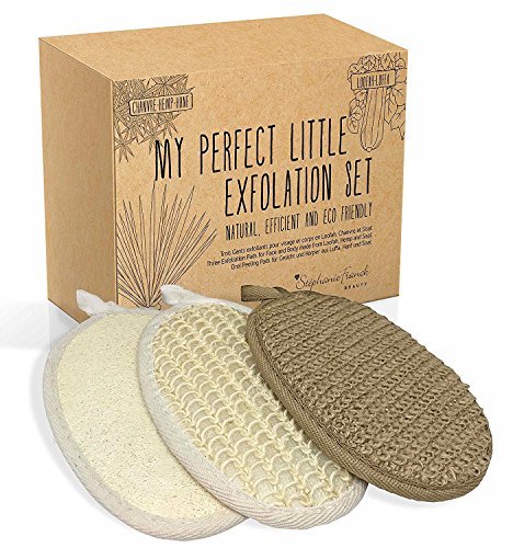 Beauty Stephanie Franck Beauty Set de Baño - 3 Guantes exfoliante Luffa