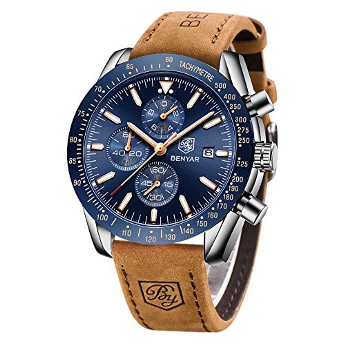 Product BENYAR Sport Casual Reloj de Pulsera de Cuarzo analógico Impermeable para Hombres