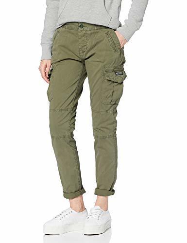 Product Superdry Girlfriend Cargo Pant Pantalones, Verde